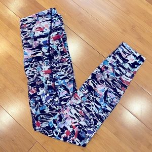 Lululemon Fast And Free Abstract Pattern 28” (8)